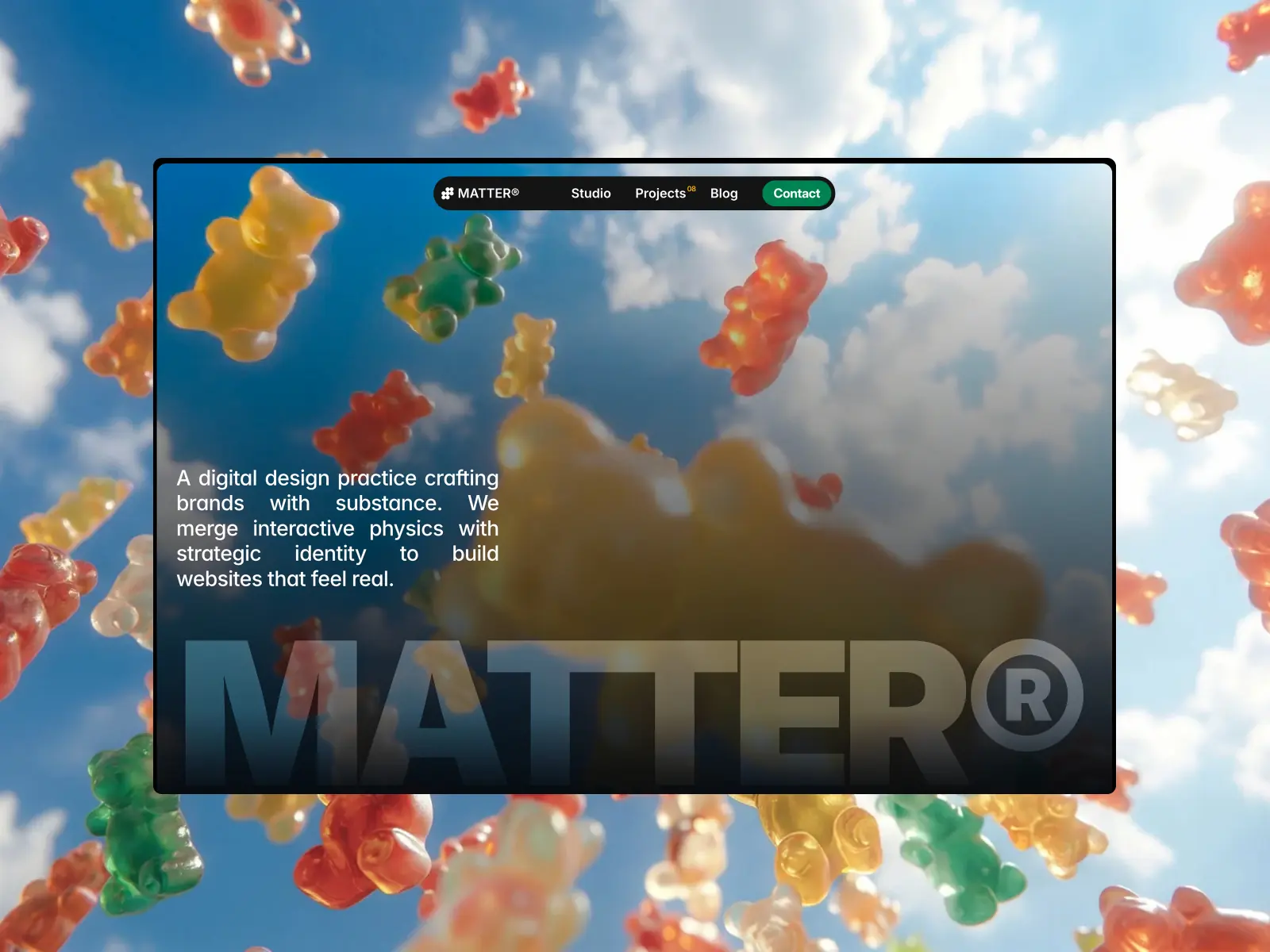 MATTTER® — For Creative Studios — Danny Framer Template