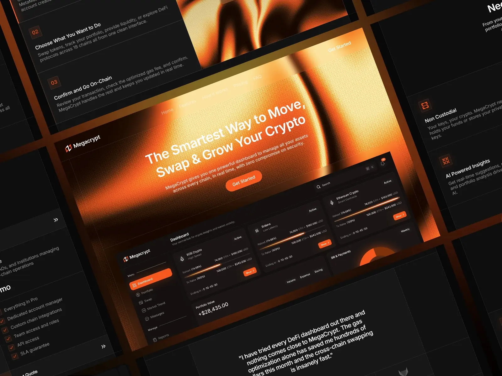 Megacrypt — Crypto SaaS & Web 3 Template