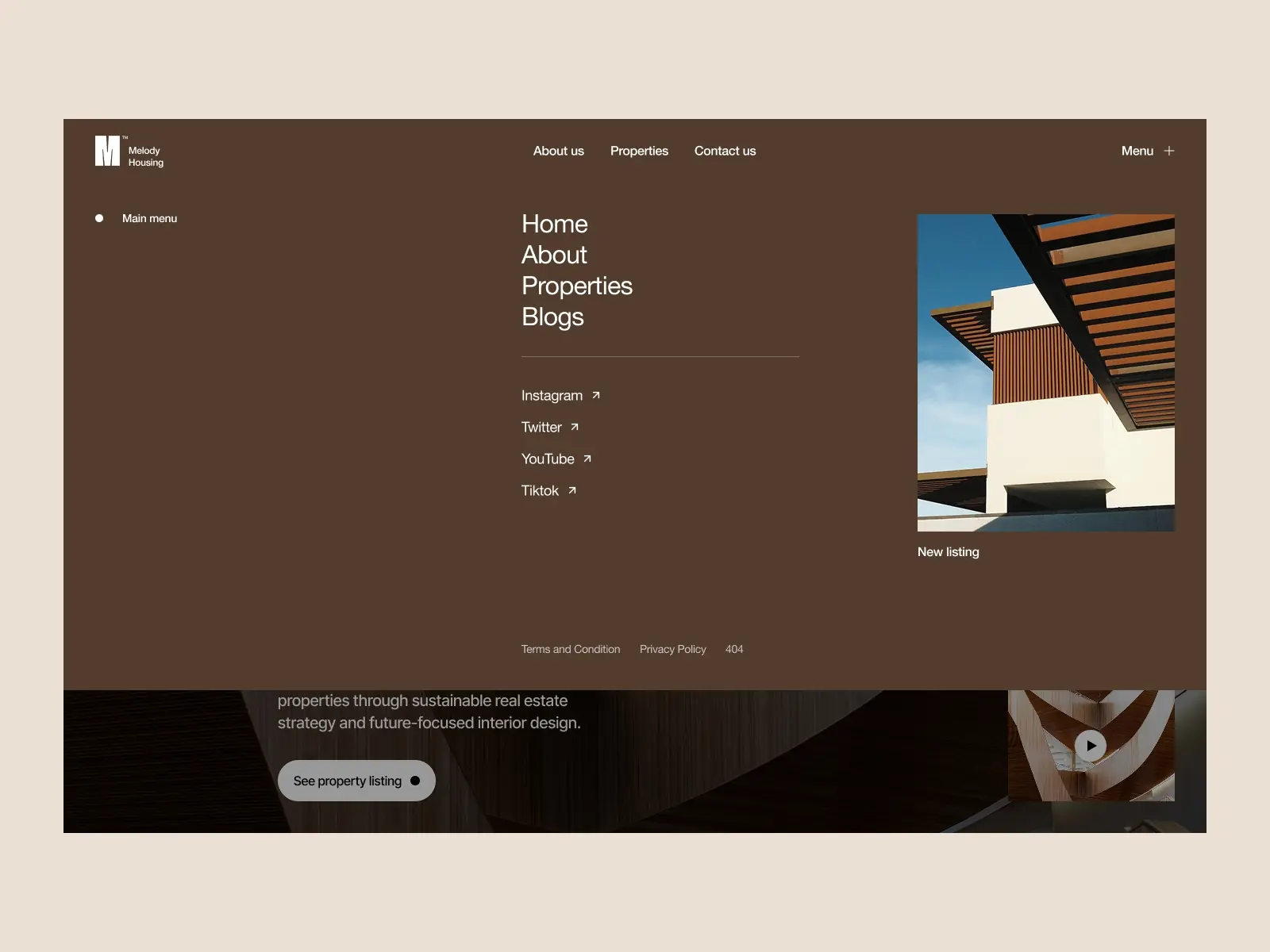 Mellody — Real Estate Template