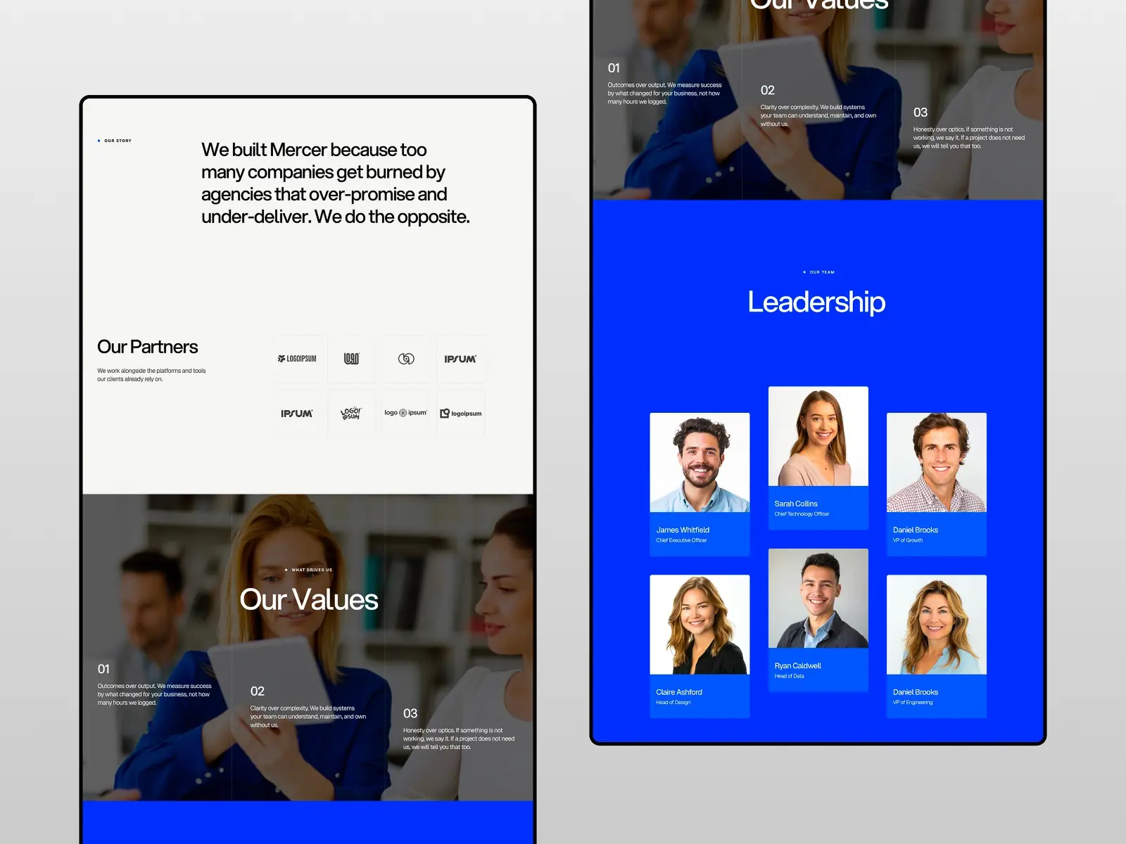 Mercer — Technology Consulting Template
