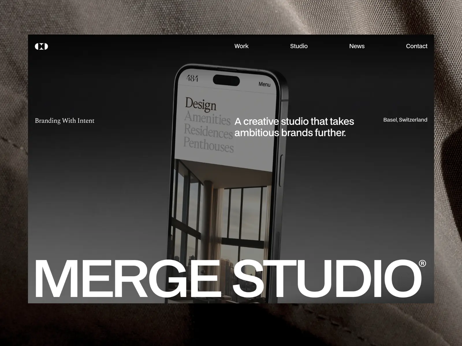 Merge Studio — Minimalist Studio/Agency Template — Refactor Studio Framer Template