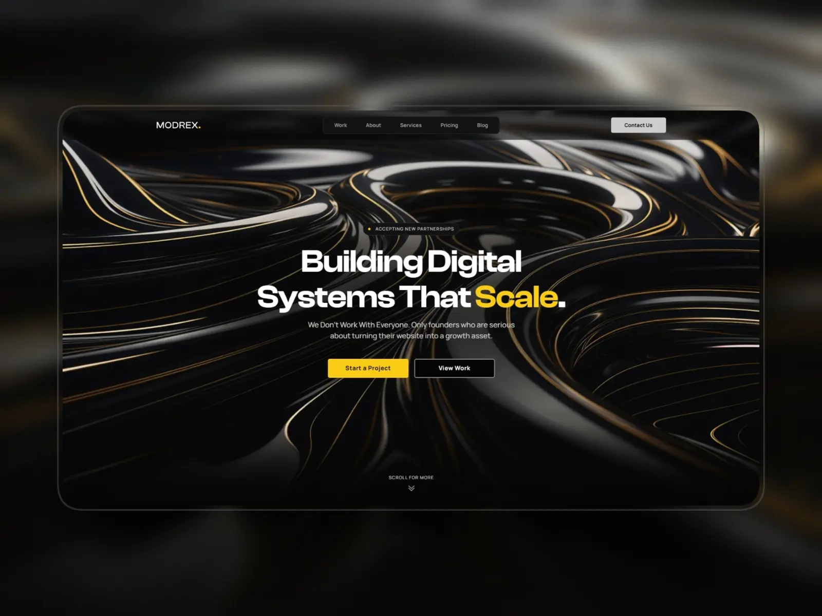 Modrex — Studio & Agency Website Template
