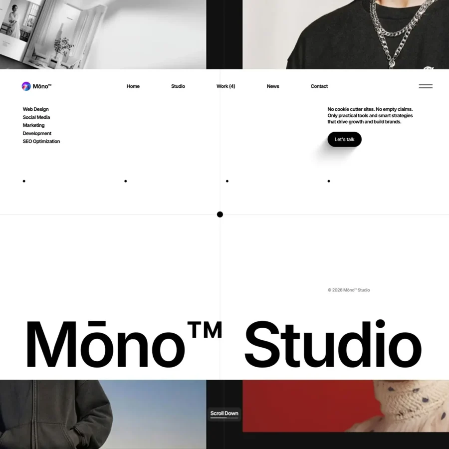 Mōno X — Free Agency Template — Flowmance Framer Template