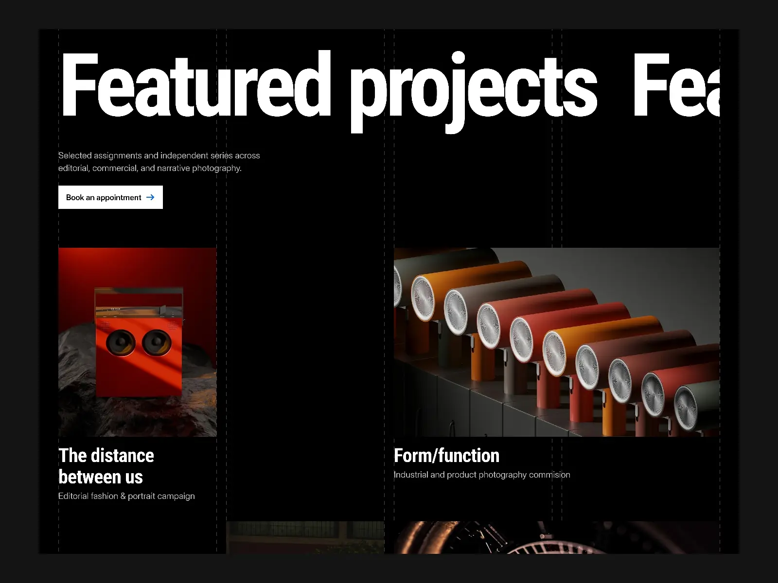Moore Lewis — Editorial photography template