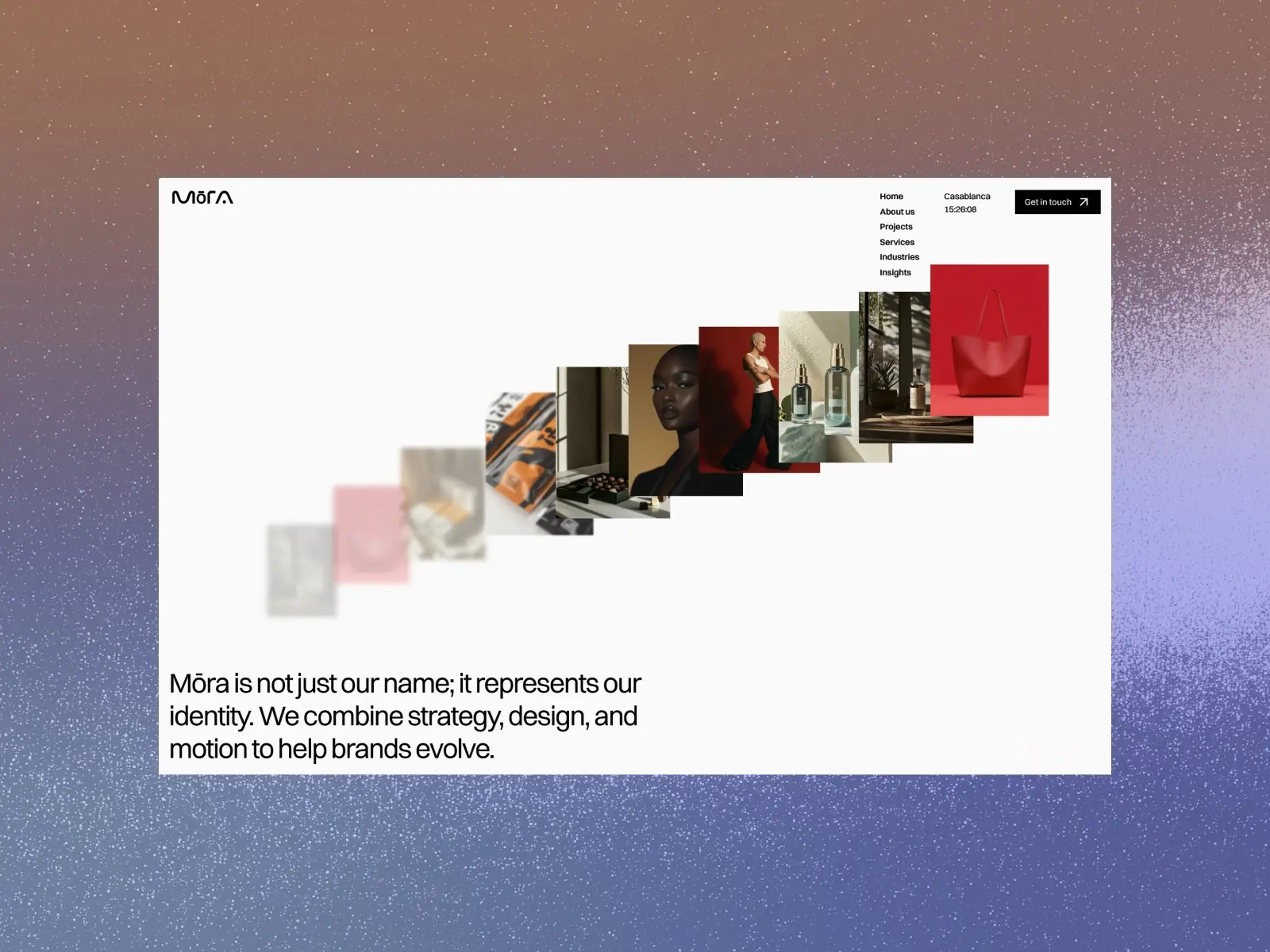 Mora — Complete Agency Portfolio Template