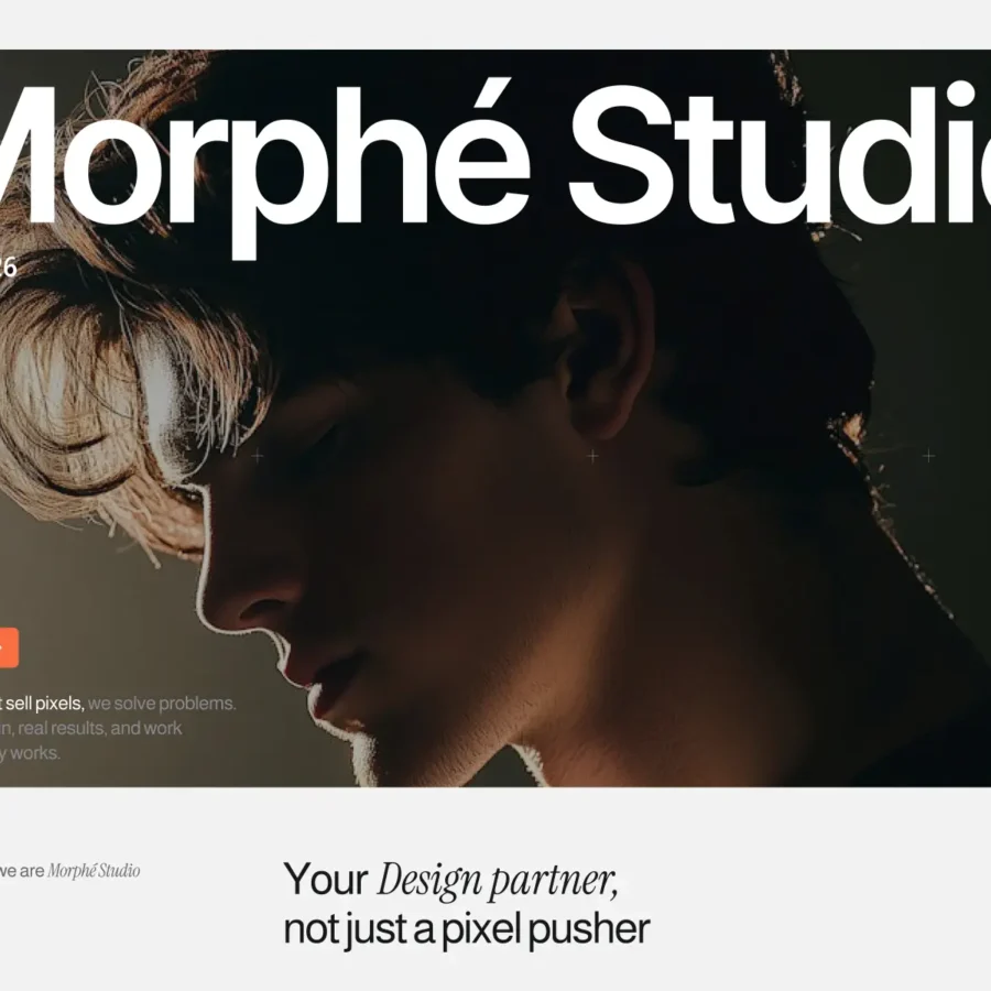 Morphe — Creative Design Studio for Framer — Tanjim Islam Framer Template