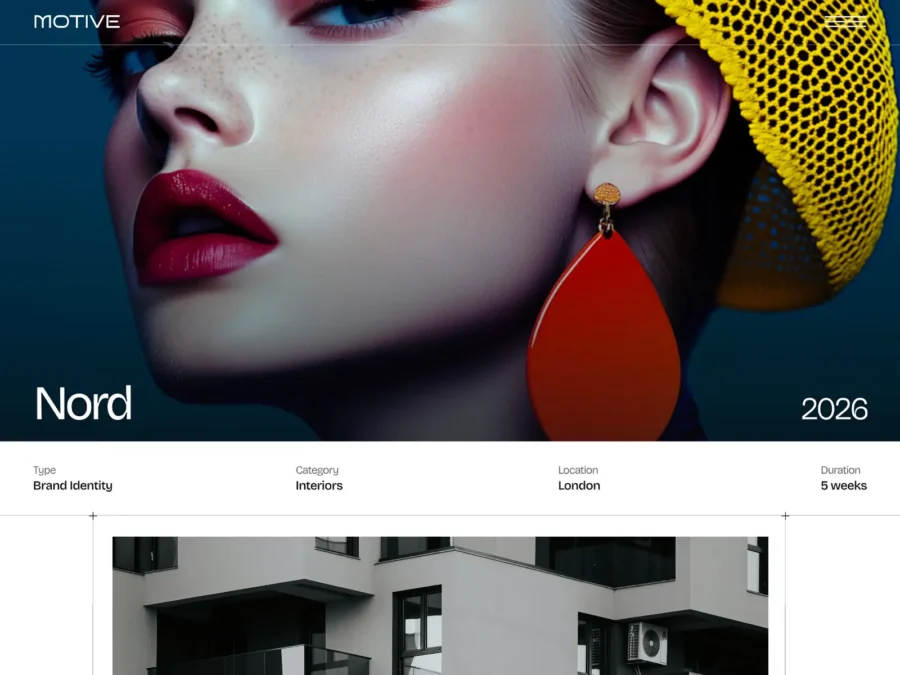 Motive — Creative Agency/Portfolio Template — Kingsley Ken Framer Template