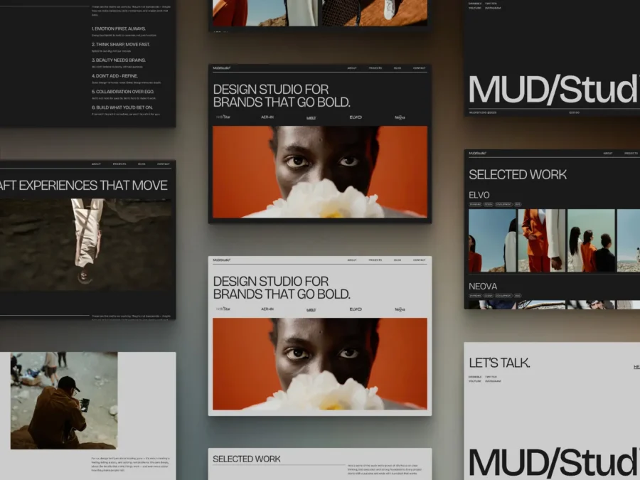 MUD/Studio — Premium Agency Template — Design/MUD Framer Template