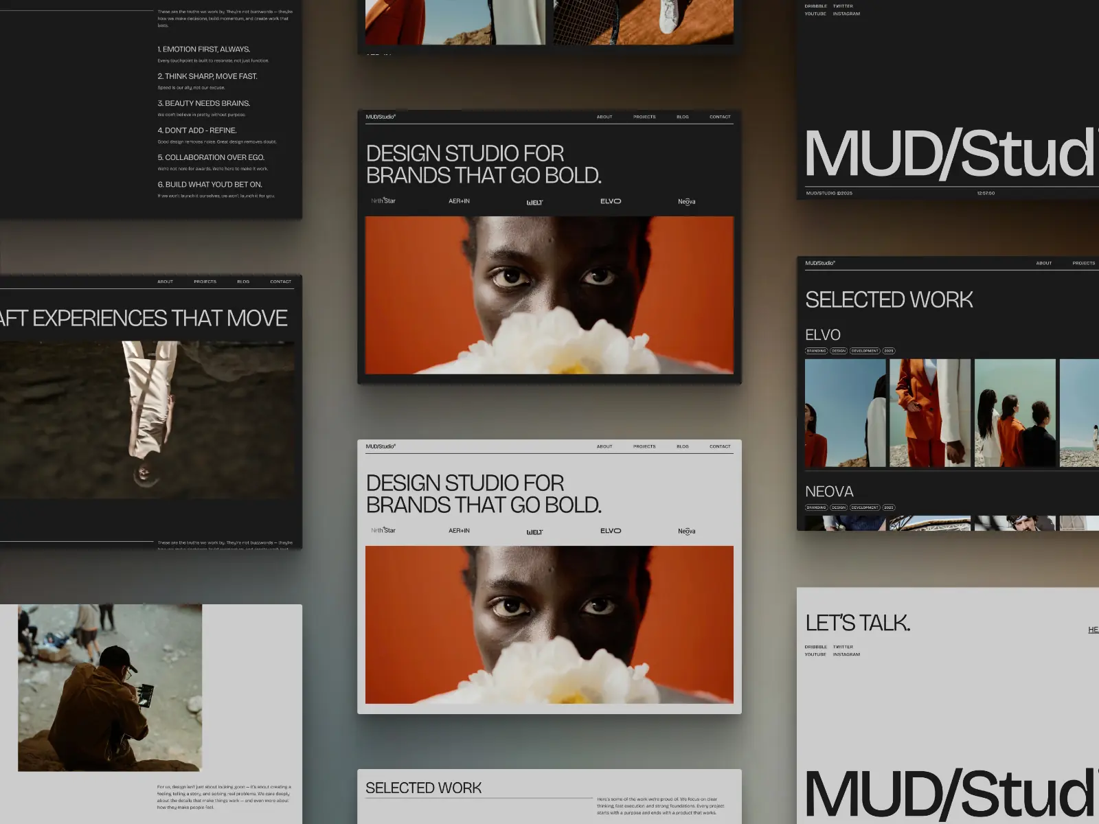 MUD/Studio — Premium Agency Template — Design/MUD Framer Template