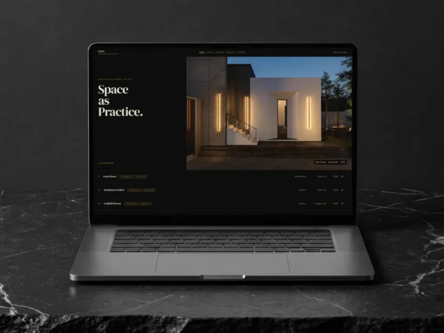Nave — Architecture Studio Template — V2SPACE Framer Template