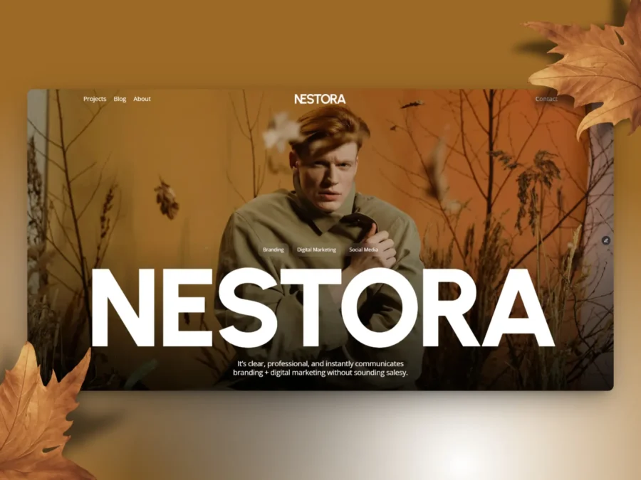Nestora — Digital Marketing & Branding — Emre Gocen Framer Template