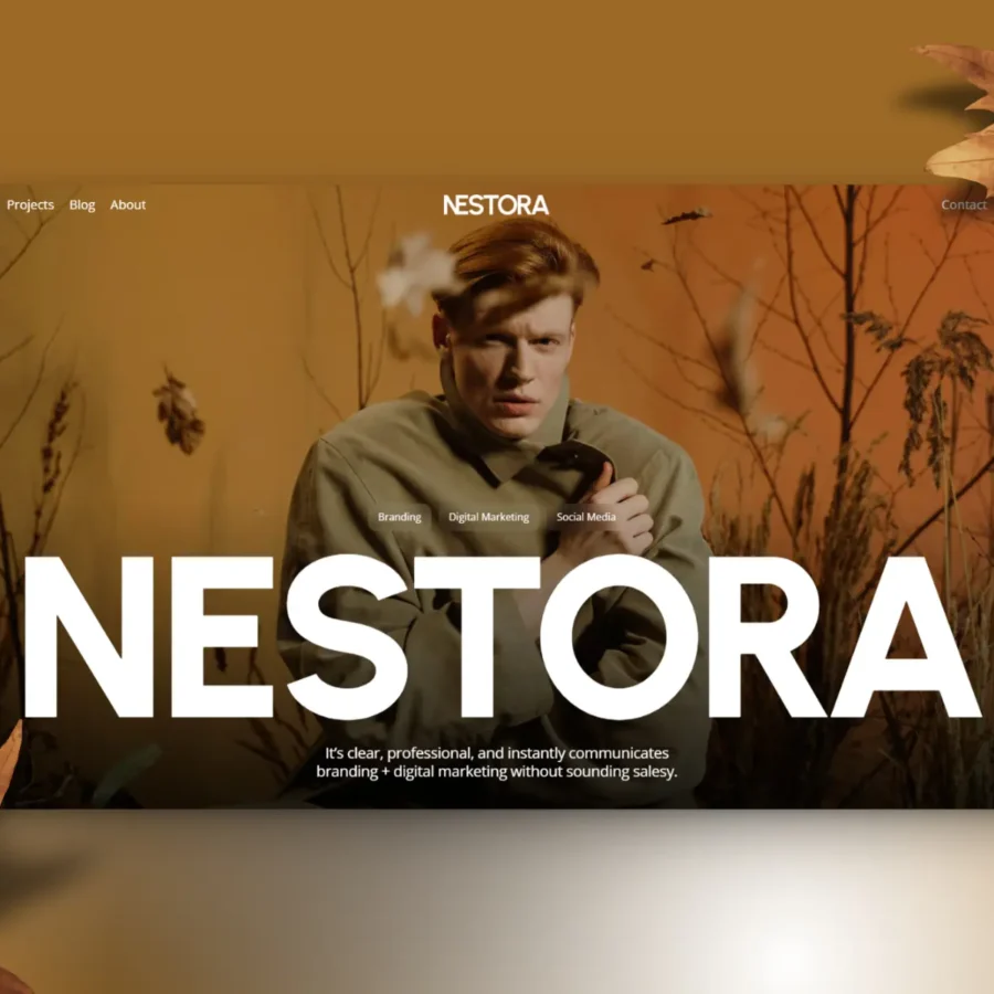 Nestora — Digital Marketing & Branding — Emre Gocen Framer Template