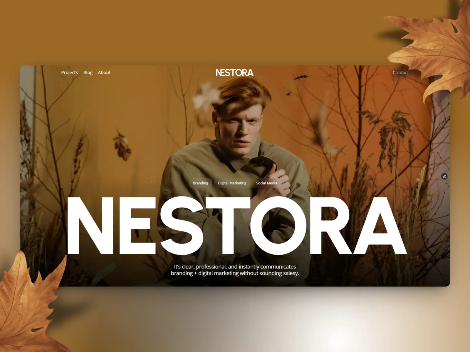 Nestora — Digital Marketing & Branding — Emre Gocen Framer Template