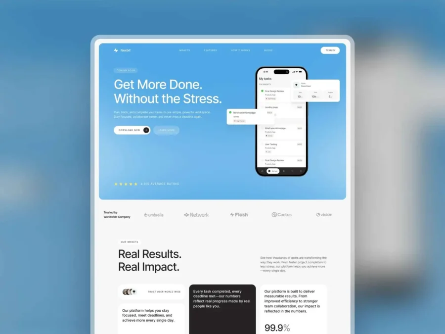 Nexbet — SaaS Template — Temlis Framer Template