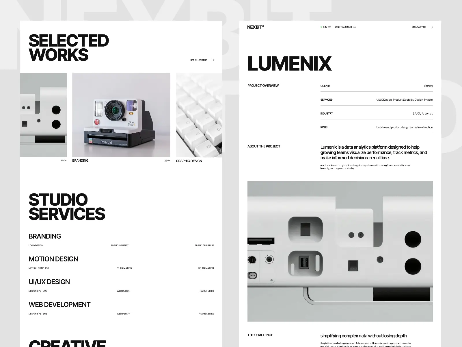 Nexbit — Sleek & Light Portfolio