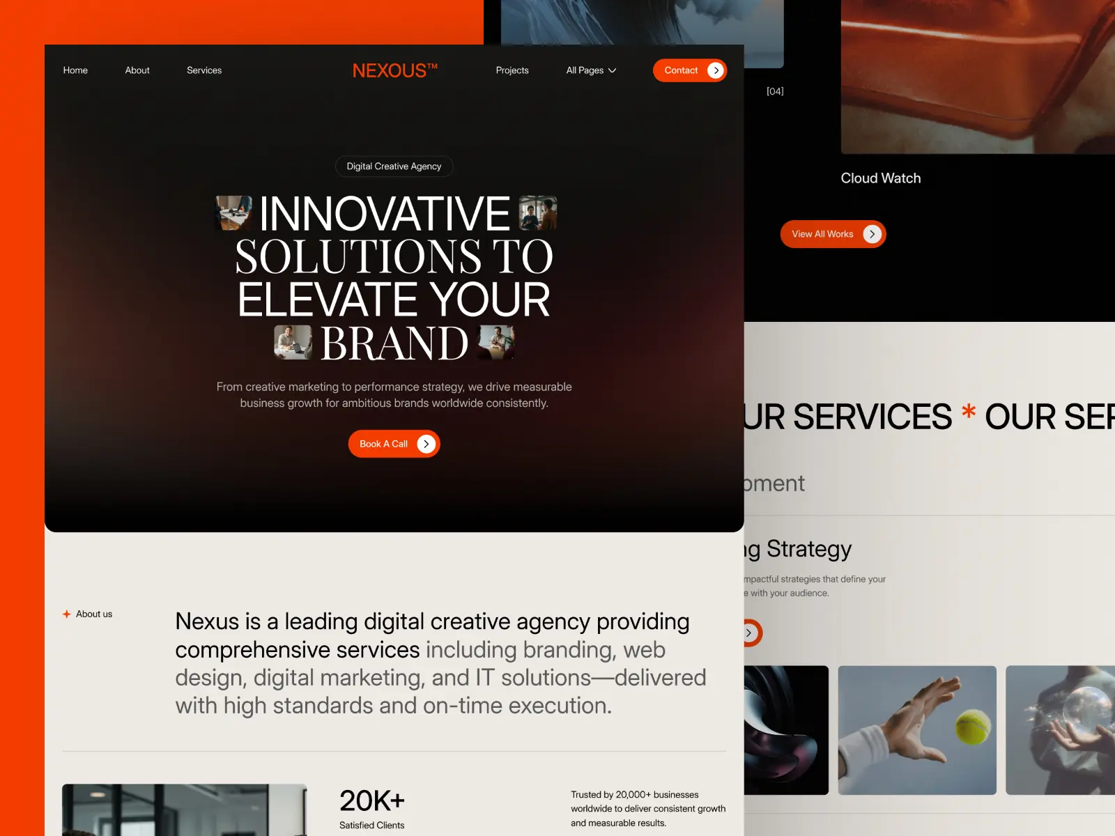 Nexous — SEO Consultancy & Marketing Agency — Pentaclay Framer Template