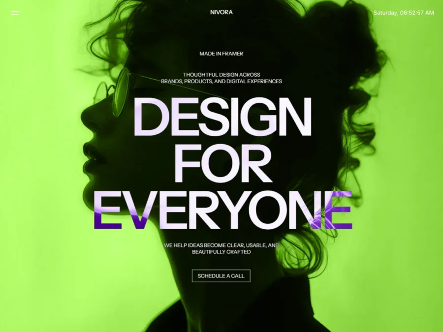 Nivora — Best Agency Template — Dmytri Ivanov Framer Template