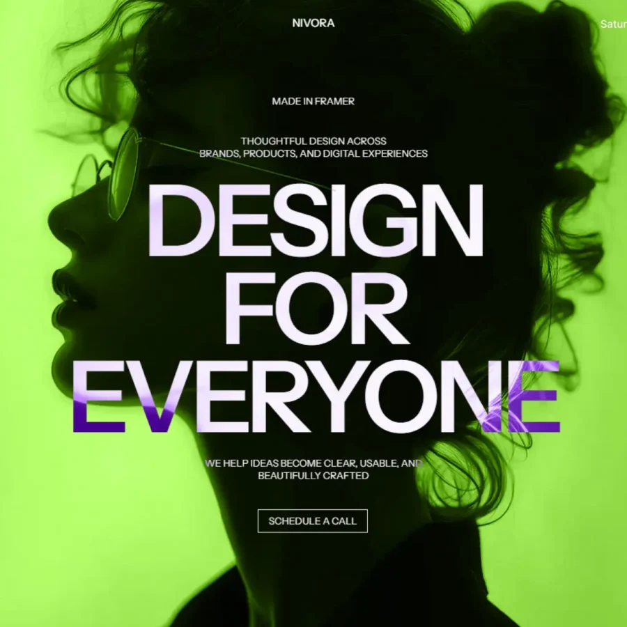 Nivora — Best Agency Template — Dmytri Ivanov Framer Template