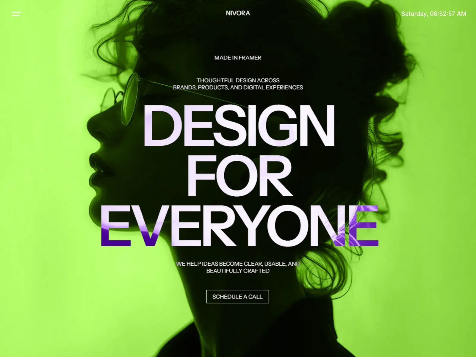 Nivora — Best Agency Template — Dmytri Ivanov Framer Template