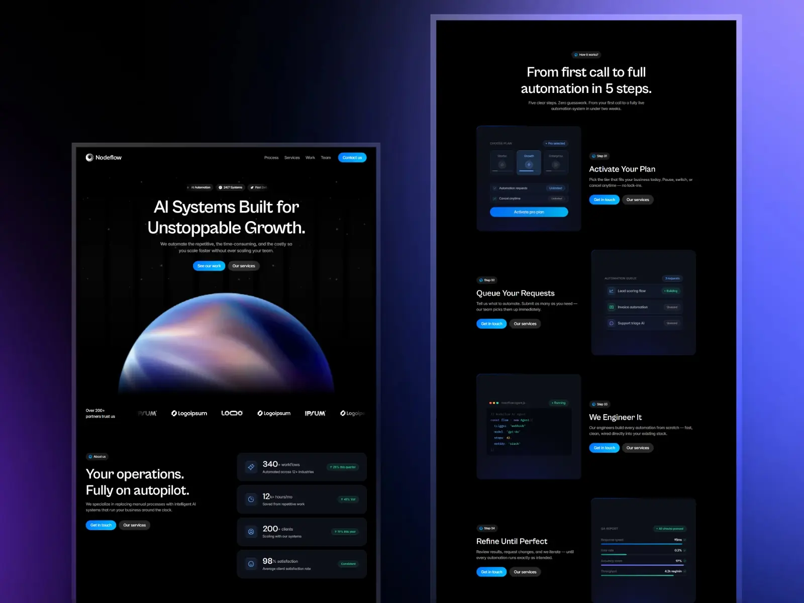 Nodeflow — AI Automation Agency Template