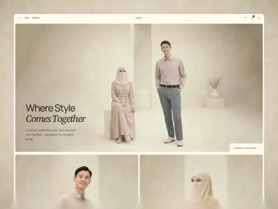 Noéa — A Conversion-First Ecommerce Templ — Snowy Atiq Framer Template