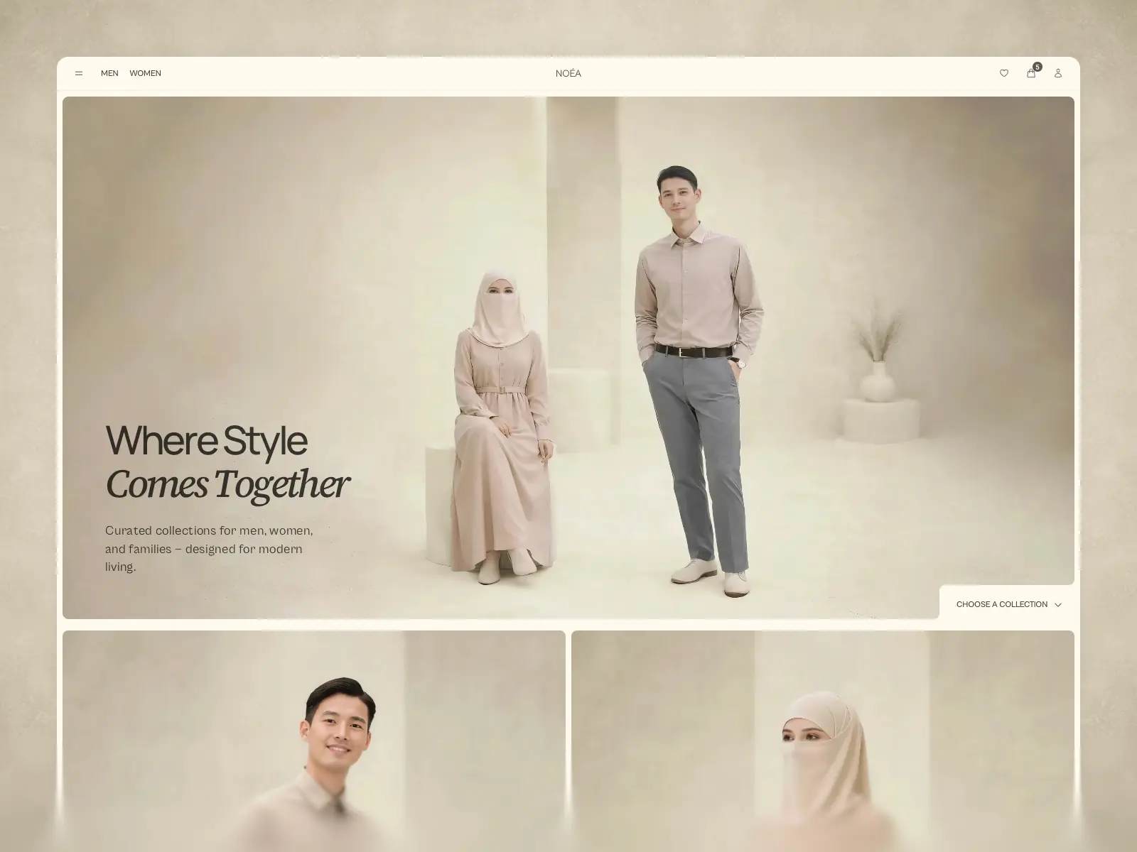 Noéa — A Conversion-First Ecommerce Templ — Snowy Atiq Framer Template