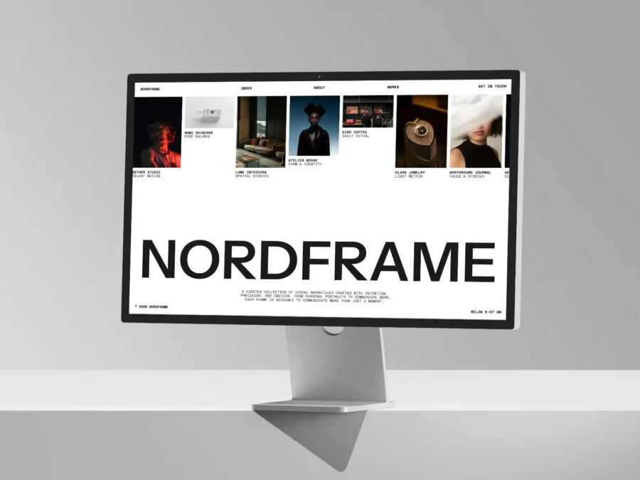 Nordframe® — Creative Portfolio template — Denysfs Framer Template