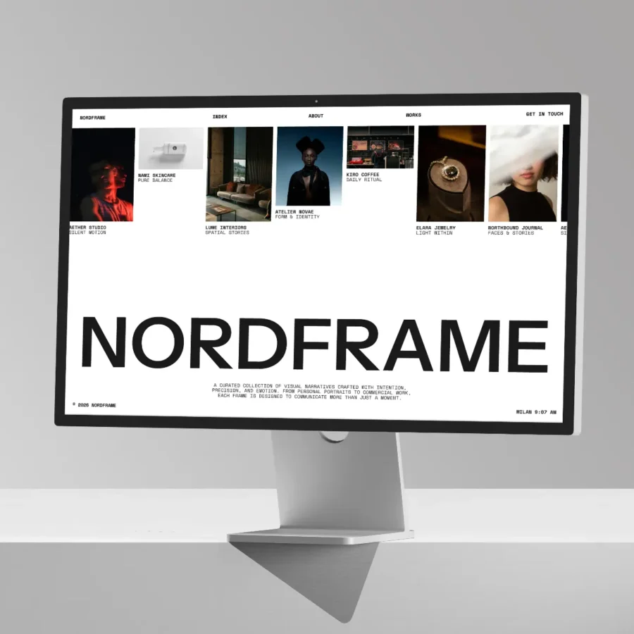 Nordframe® — Creative Portfolio template — Denysfs Framer Template