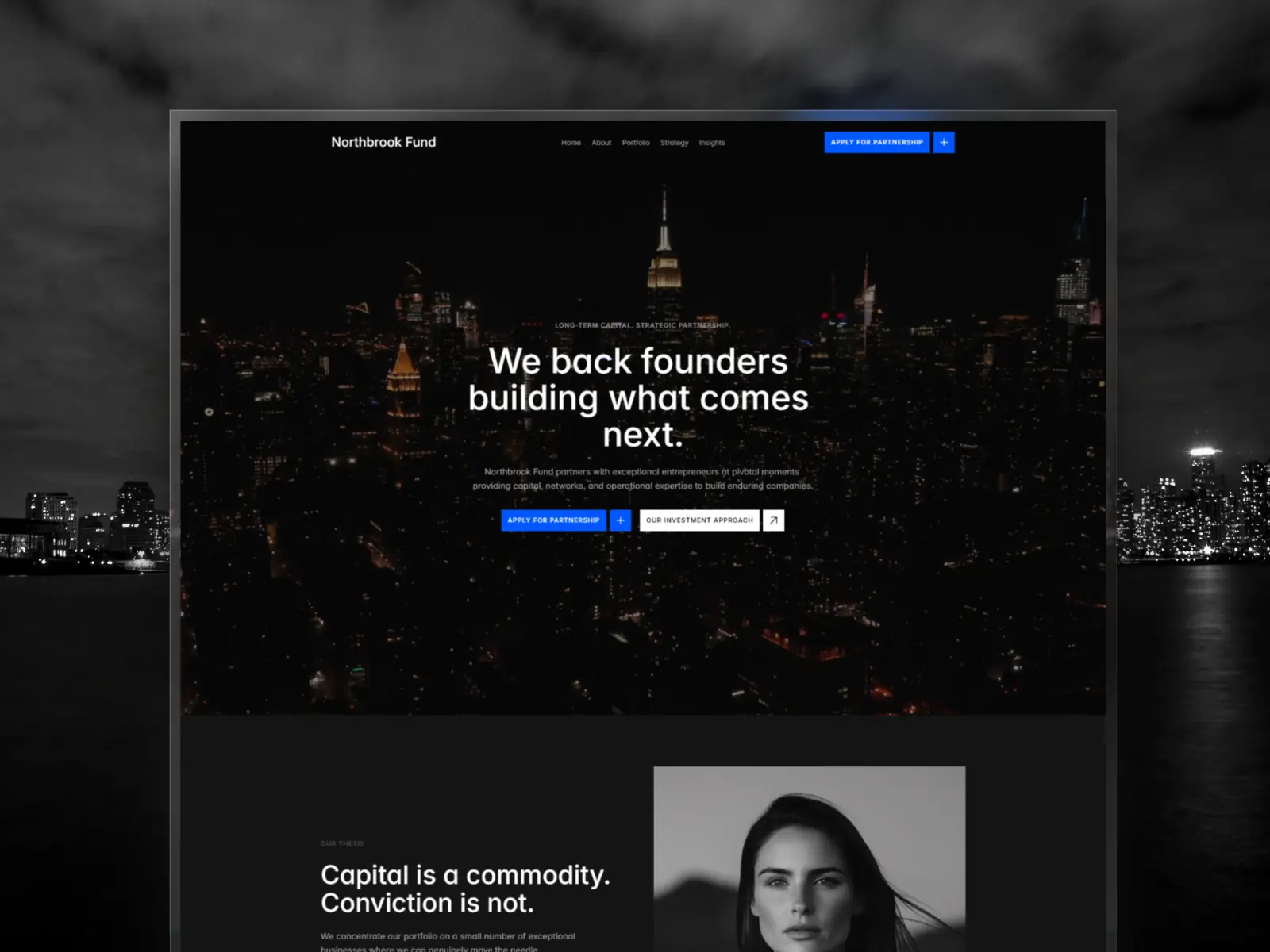 Northbrook — Private Equity & VC Framer website — Jalal Eddine Maoukil Framer Template