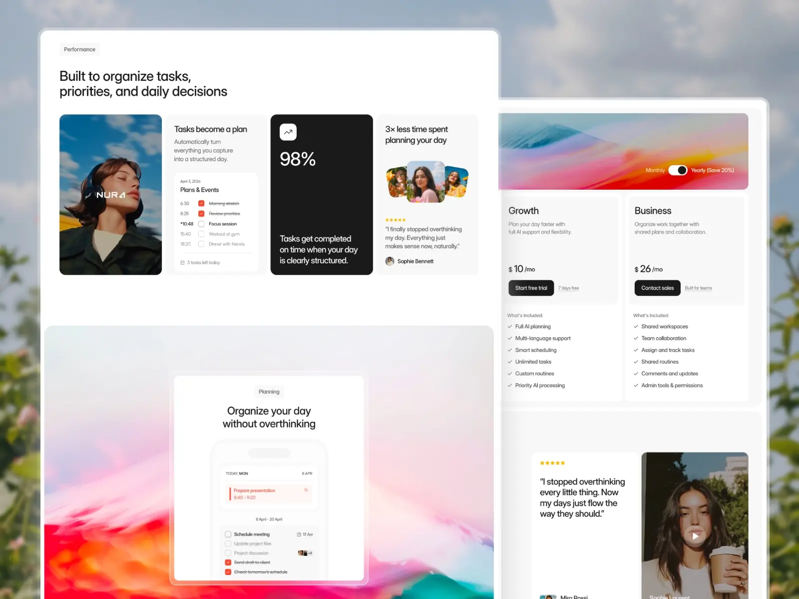 Nura — AI Planner & Productivity Template