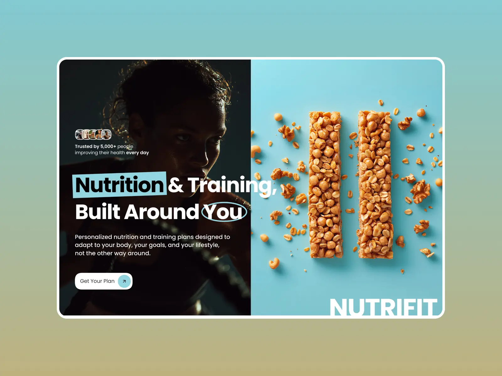 NutriFit© — Wellness Health & Fitness Coaching — Marto Framer Template