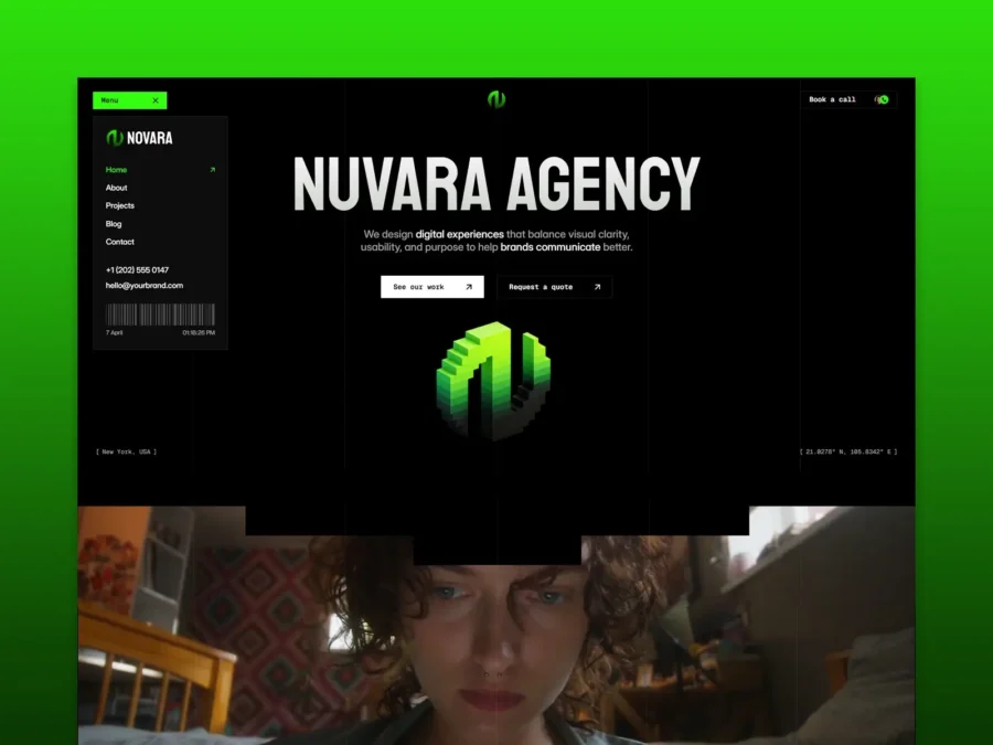 Nuvara — Built for Bold Creative Ageny — Salim from Webestica Framer Template