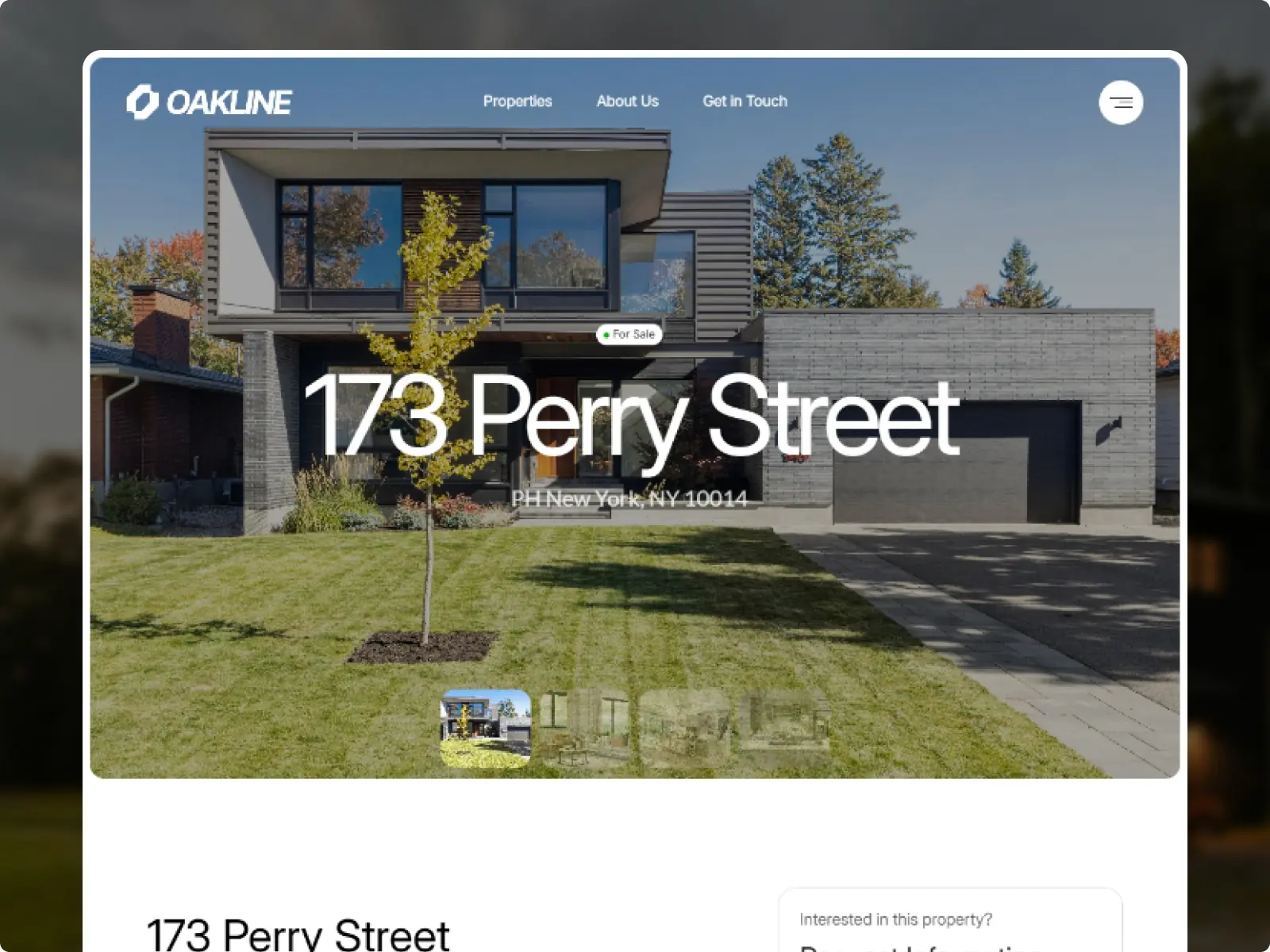 Oakline — Premium Real Estate Template