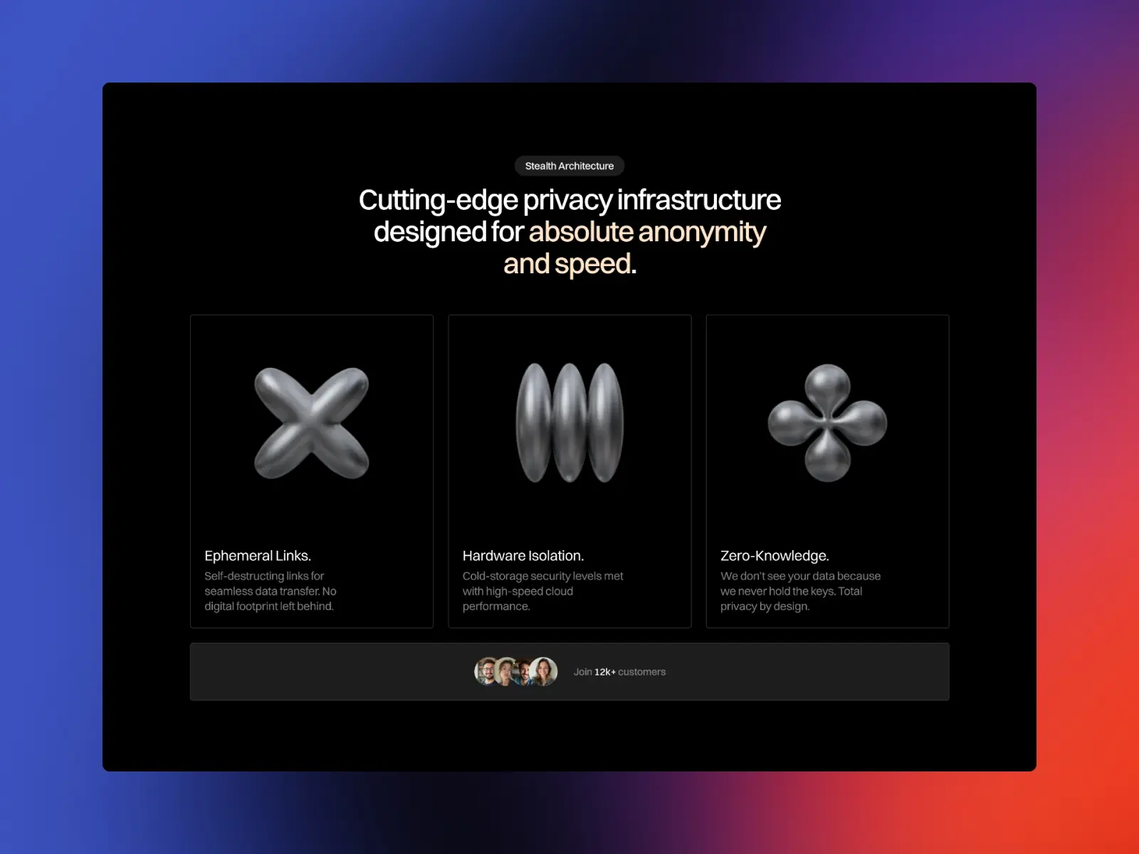 Obscur Tech — SaaS Landing Page Template