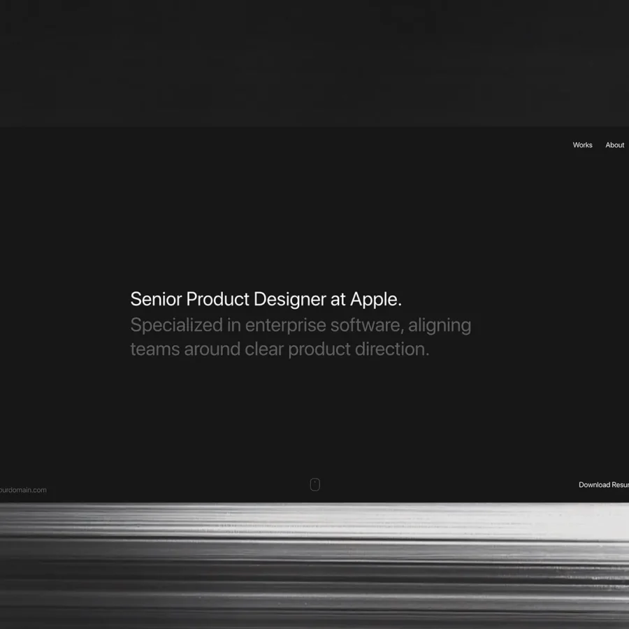 Obsid — Elegant minimal portfolio template — raffaele parlato Framer Template