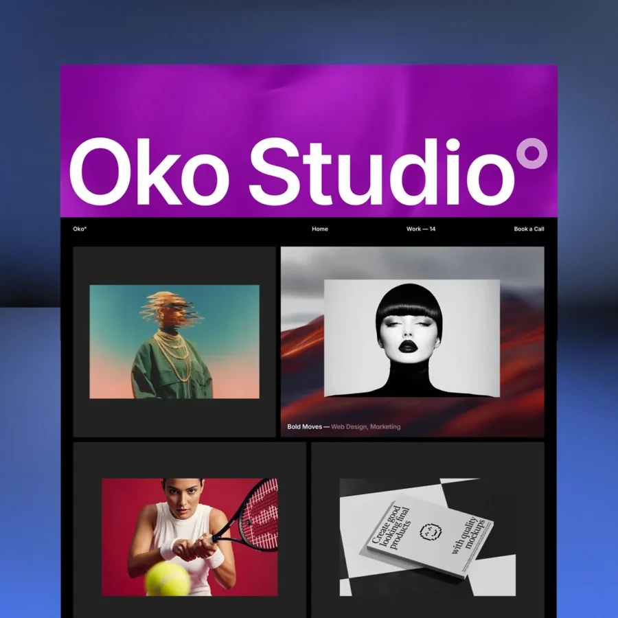 Oko X — Best Agency Template — Flowmance Framer Template