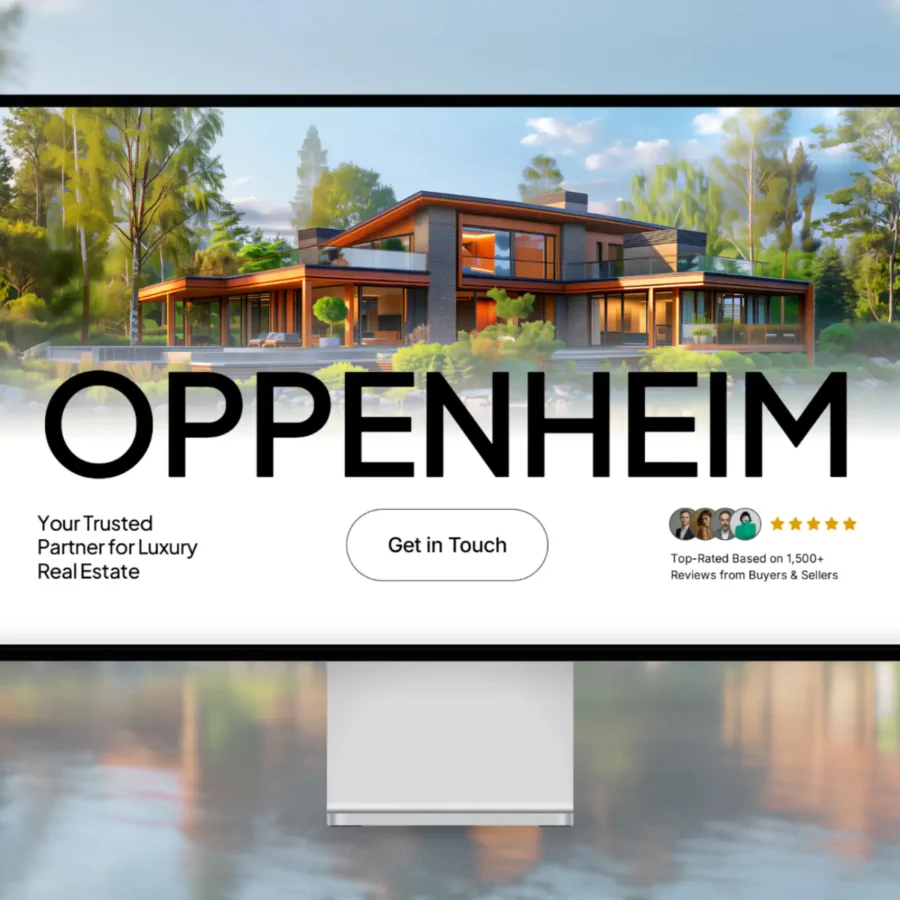 Oppenheim — Modern Real Estate Template — Maleeha Framer Template