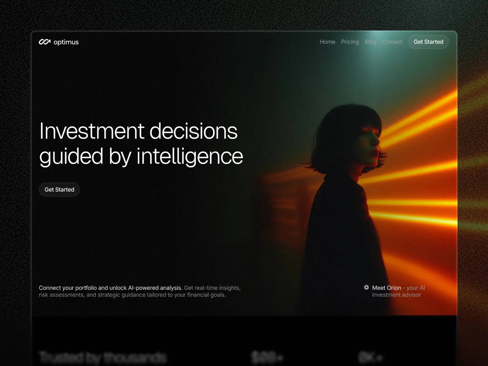 Optimus — AI SaaS & Fintech Template — Arthur Duchesne Framer Template