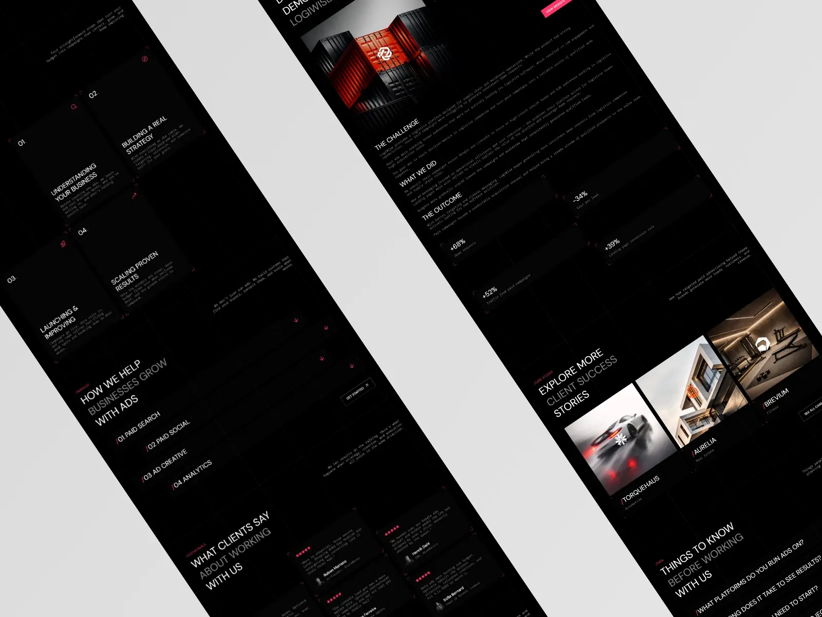 Optivora — Paid Ads Agency Template