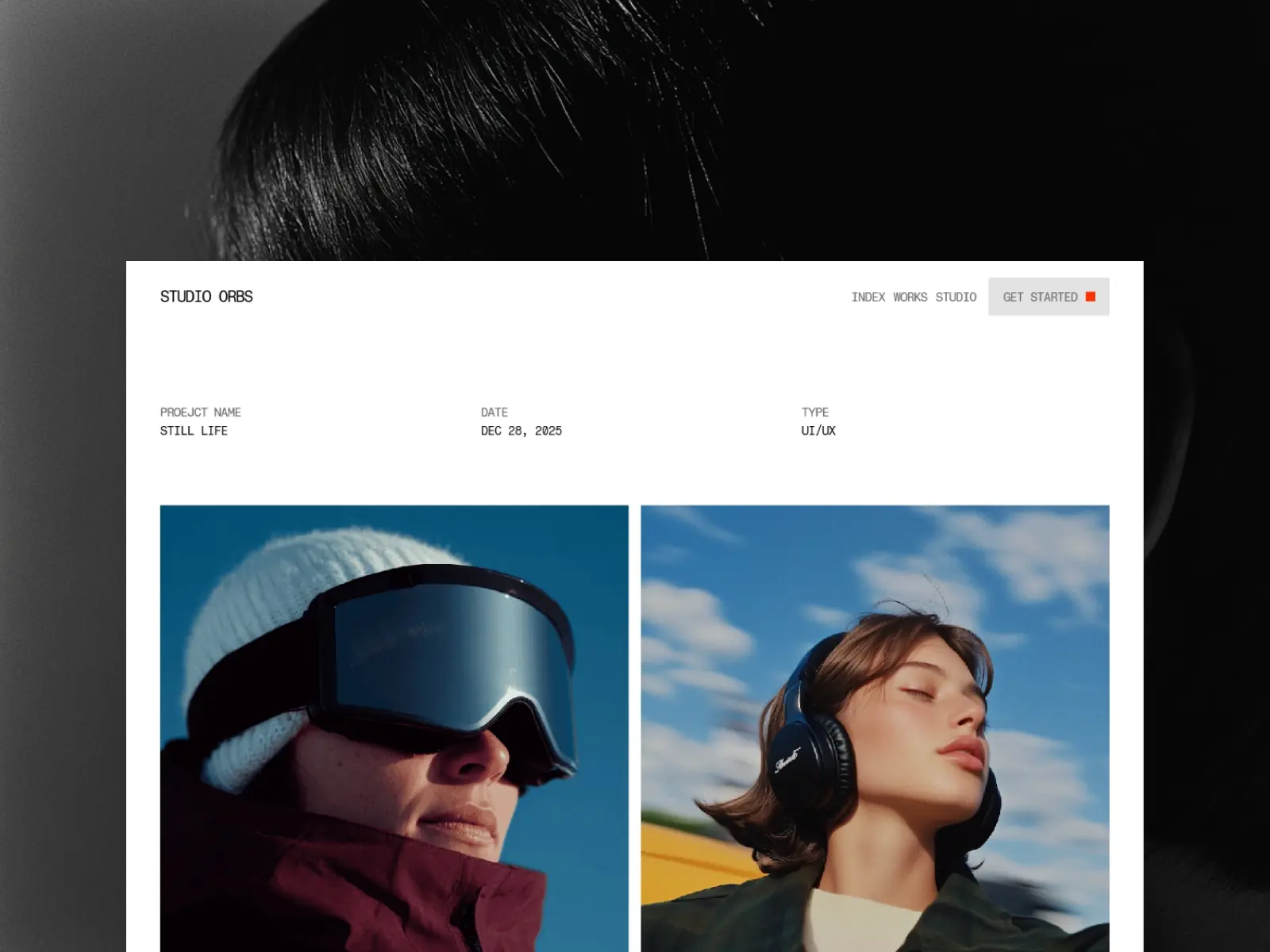 Orbs Studio — Bold agency & portfolio template