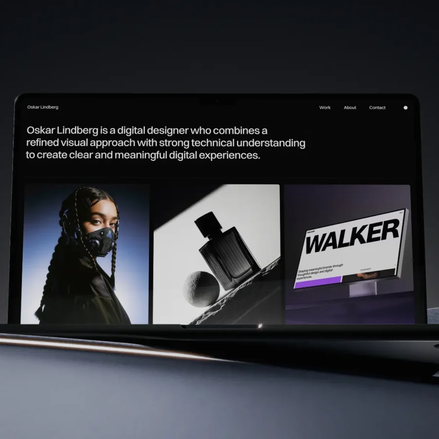Oskar — Free Portfolio Template — Hvade Framer Template