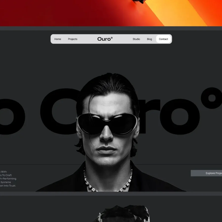 Ouro — Stylish Agency Template — FTC Studio Framer Template