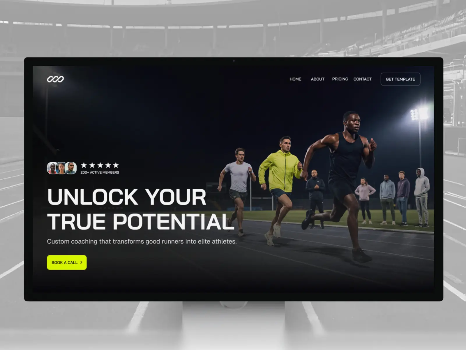 Outpace — Sports Coach Template — Fikri Framer Template