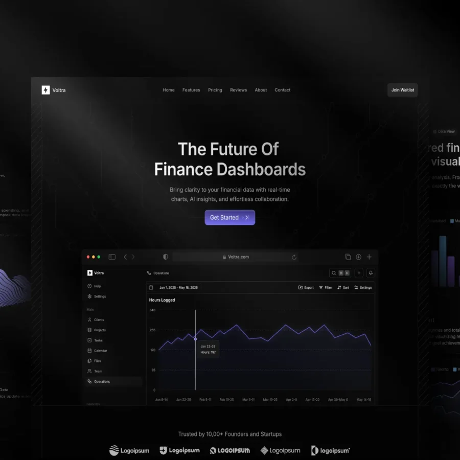 Ovalux — Premium SaaS & AI Template — Blackstorm Framer Template