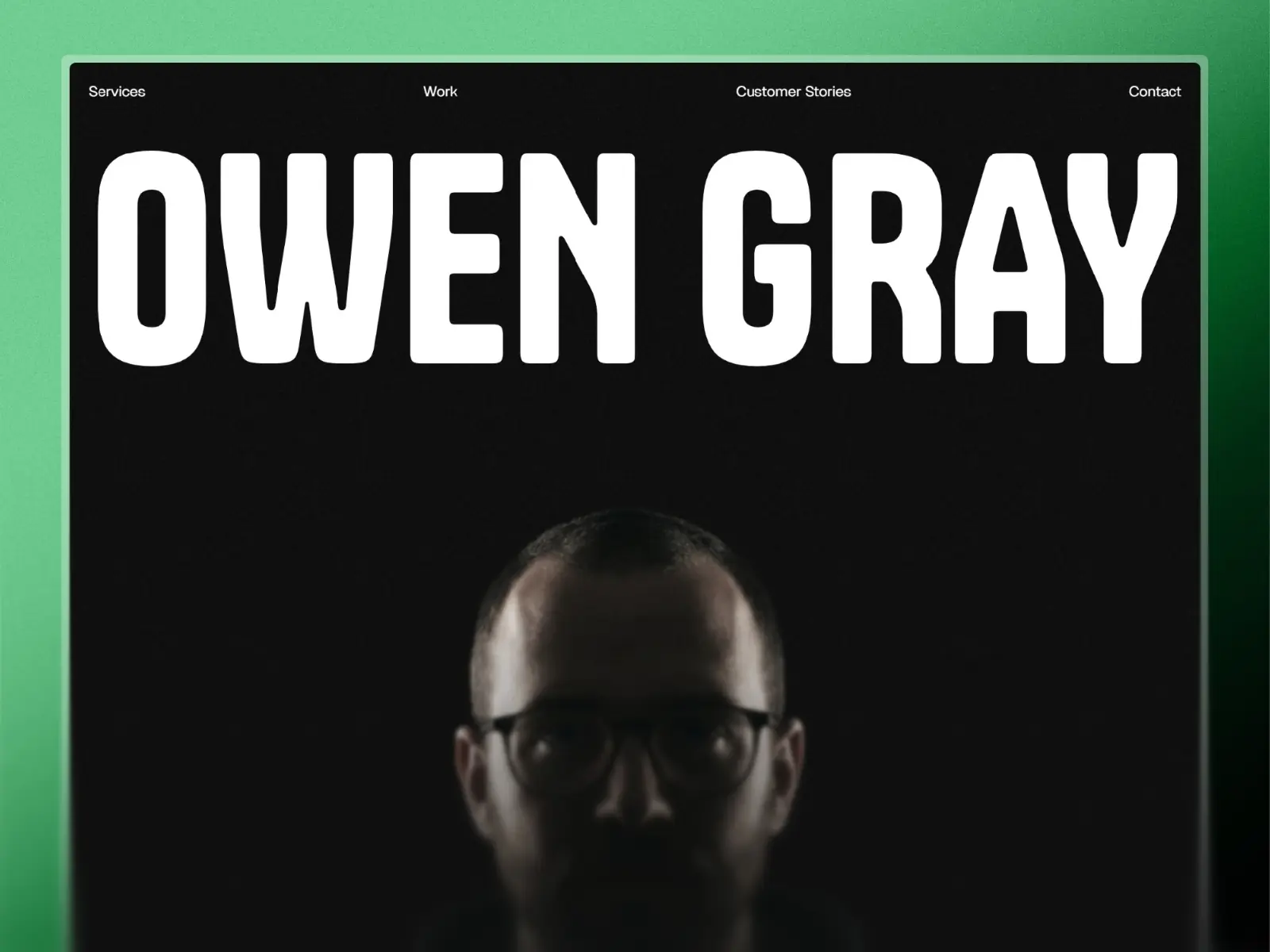 Owen Gray — Premium Portfolio Template — Masood Ahmad Framer Template