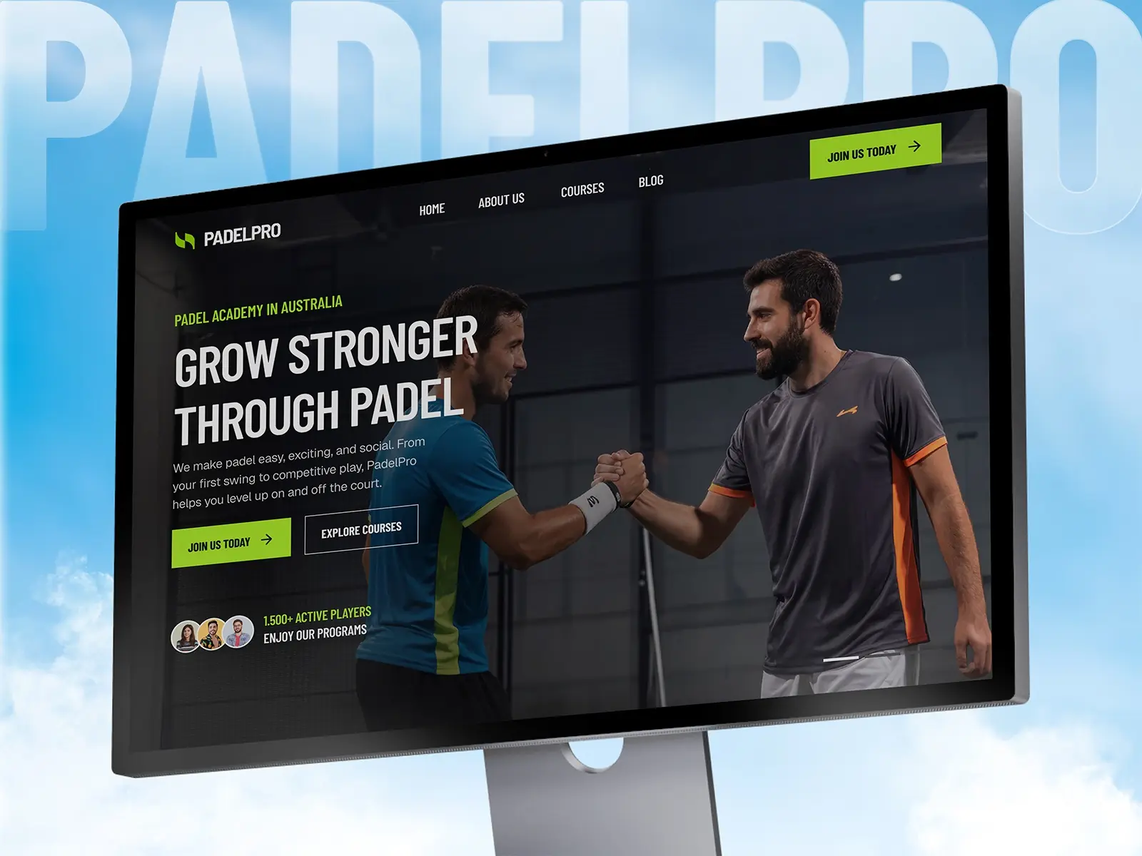 PadelPro — Sport Club & Community Template — Lapieto Supply Framer Template