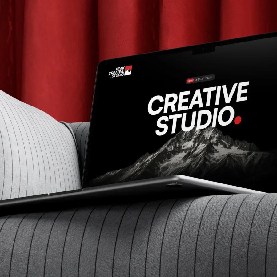 Peak Studio — Dark & bold. Built for agencies. — WeBoth Framer Template