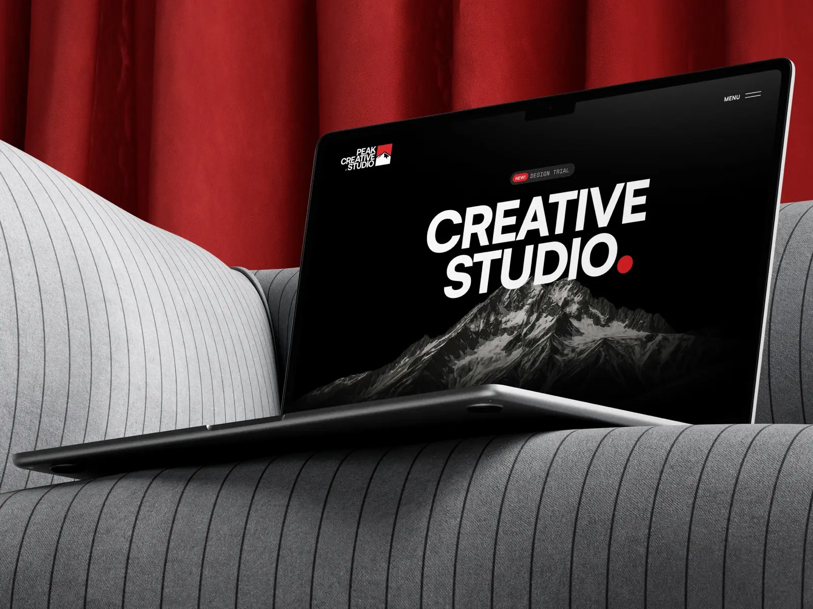 Peak Studio — Dark & bold. Built for agencies. — WeBoth Framer Template
