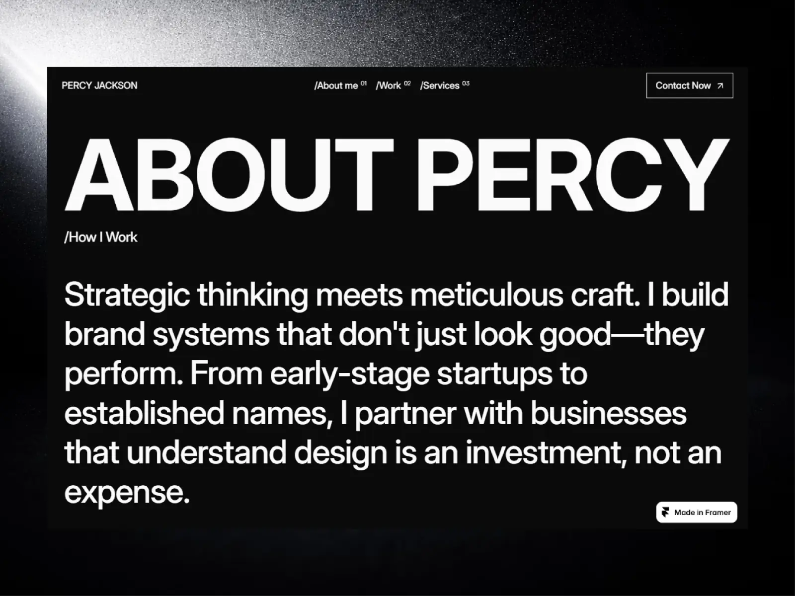 Percy Studio — For Brand Designers & Directors