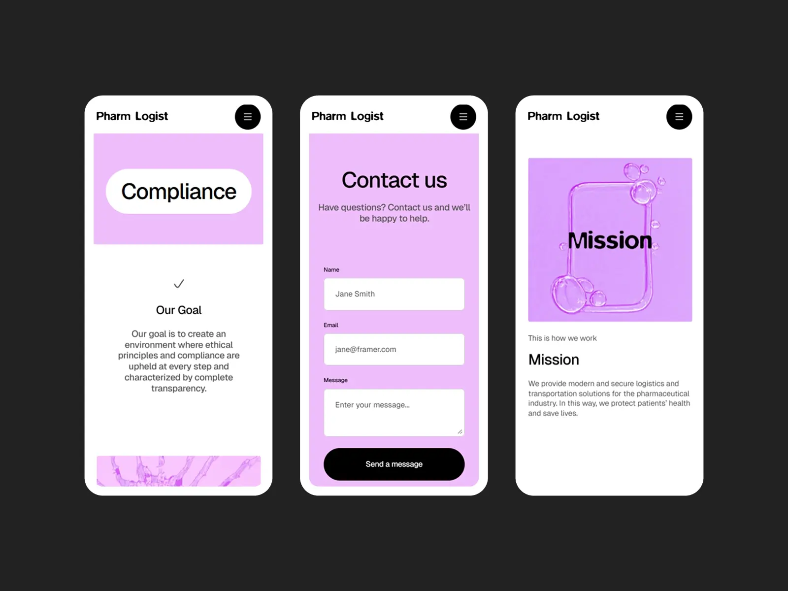Pharm Logist — Free Pharma & Medical B2B Template